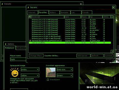 Скачать Green Black меню для CS 1.6
