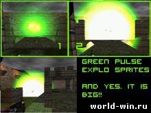 Green pulse explo sprite