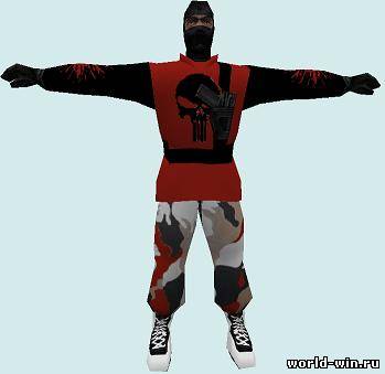 artic reskin (red and black)